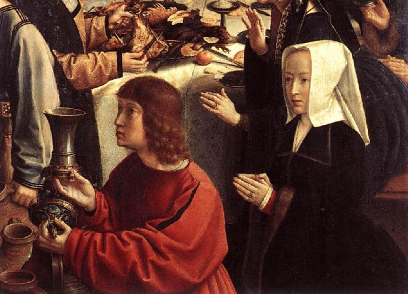 DAVID, Gerard The Marriage at Cana (detail) dfgw France oil painting art